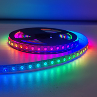 Bande LED RGB programmable WS2815 12V haute luminosité, découpe libre, flexible, pour projets d'éclairage extérieur de bâtiments