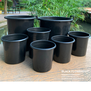 Factory Horticultural Gallon Square Black Plant Nursery Pots Fower Pots Plastic