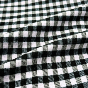 195gsm Polyester Rayon LEN KẺ SỌC sợi nhuộm dệt vải pha trộn màu đen kiểm tra căng thời trang vải cho phù hợp với áo khoác may mặc - Product Image 3