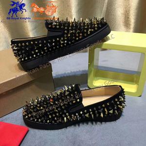 Chaussures décontractées pour hommes Christians avec clous : un choix polyvalent, tendance et confortable pour le quotidien (Louboutins) - Product Image 3