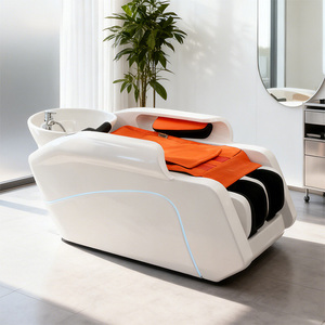 Fauteuil de lavage électrique 4D pour salon de coiffure et barbier, avec massage corporel complet et spa capillaire - Product Image 1