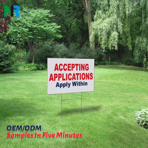 Panneaux de cour en plastique ondulé en vrac double taille Piquets Garage Vente <span class=keywords><strong>Immobilier</strong></span> Maison ouverte Location Guidepost Fête d'anniversaire - Product Image 1