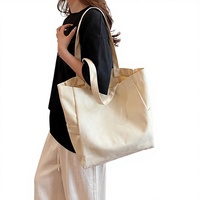 Sac fourre-tout en toile pliable écologique à motif personnalisable, faible MOQ, grande capacité, multi-compartiments, pour femmes, usage quotidien