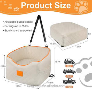 سرير كلاب جديد بالجملة مع وسادة داعمة، حامل حيوانات أليفة قابل للغسل، سرير كلاب مصنوع من الفوم الطبي - Product Image 4