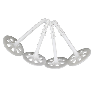 Clou de mur isolant à capuchon blanc Type <span class=keywords><strong>d</strong></span>'anneau à tige lisse avec clou de <span class=keywords><strong>toiture</strong></span> commun cannelé en acier plastique Échantillons gratuits - Product Image 4