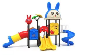 High Quality Indoor Outdoor Plastic Slide Children Park Playground Equipment