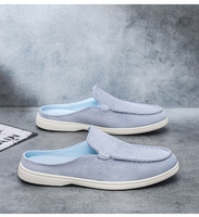 Chaussures décontractées confortables pour hommes, semelle souple, matériau supérieur léger en tissu, chaussures de créateur pour hommes, luxe, haute qualité