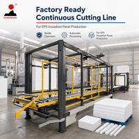 Ligne de production automatique de découpe de polystyrène, ligne de traitement à fil chaud pour la production en masse de panneaux d'isolation en mousse