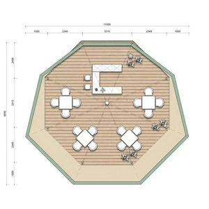 Büyük Özelleştirilmiş Lüks Su Geçirmez Çift Katmanlı Çelik Çerçeveli Dört Mevsim Hint <span class=keywords><strong>Tipi</strong></span> Çadırları Glamping Düğünleri Açık Hava Etkinlikleri için - Product Image 5