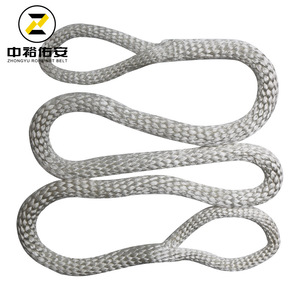 Sangle de levage en nylon Zhongyu, ronde, 1T à 100T, outil de levage et de hissement - Product Image 1