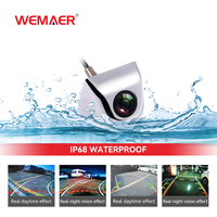 Wemaer geri görüş kamerası oto elektronik gece görüş park yardım sistemi kam Mini Hd 1080P 170 geniş açı geri araba kamera