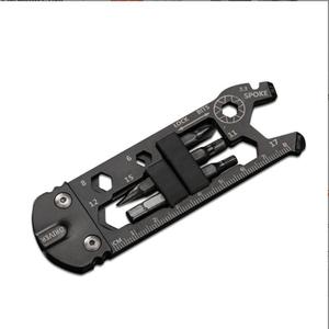 Đa Dụng Cụ Bỏ Túi Hình Chìa Khóa Bằng Thép Không Gỉ Cho Móc Khóa Của Bạn Bao Gồm Dụng Cụ Mở Chai TUỐC NƠ VÍT THƯỚC Chìa Vặn - Product Image 1