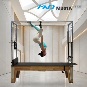 Equipo de Gimnasio Cadillac de Madera de Caucho para Pilates MND Fitness, Entrenamiento de Control Corporal y Entrenamiento en Estudio, para Clínicas de Rehabilitación - Product Image 1