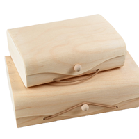 Boîte Cadeau en Écorce de Bouleau en Bois à Texture Naturelle, Poli, avec Placage en Bois, Idée Cadeau Tendance et Vente Chaude