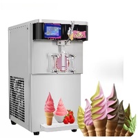 Commerciële soft-serve ijsmachine met één smaak, touchscreen en voorverkoeling, hoge capaciteit