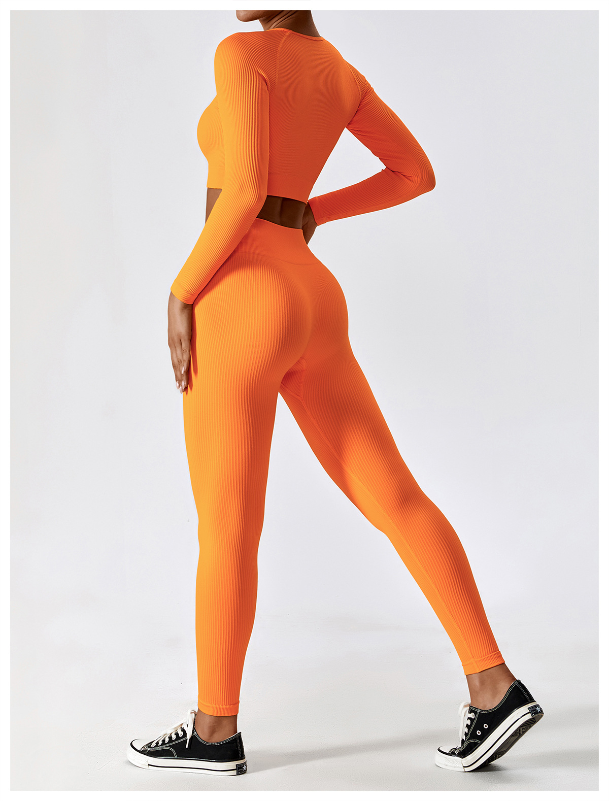 Ensemble chemise orange