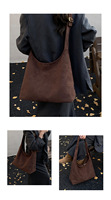 Sac à main en velours suédé à imprimé léopard pour femme, nouvelle collection d'hiver, grande capacité, sac fourre-tout de luxe, sac à main