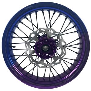 Meilleur prix pour <span class=keywords><strong>2008</strong></span> YZ125/<span class=keywords><strong>250</strong></span> 16/17 pouces jeu de roues couleur Supermoto roues Tubless Supermoto Jante - Product Image 6