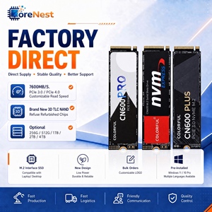 CoreNest NVMe PCIe SATA SSD Internal Solid State Drive 256GB 512GB 1TB 2TB 4TB Kecepatan Tinggi hingga 7000MB/s untuk Desktop Laptop PC - Product Image 1