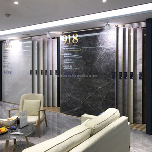 MACHUAN, estilo moderno, nuevo diseño, losa grande, azulejo de granito de cuarzo, exhibición para decoración, sala de exposición, azulejo deslizante, característica - Product Image 5