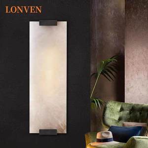 โคมไฟติดผนังเรเบล ลายหินอ่อน LED 220V สำหรับห้องนอน ห้องนั่งเล่น ดีไซน์ทันสมัย - Product Image 2