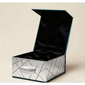 Caja de Regalo Magnética Plegable Rígida de Cartón, Caja de Embalaje de Papel para Ropa y Zapatos con Logotipo Personalizado Reciclable de Alta Gama - Product Image 3