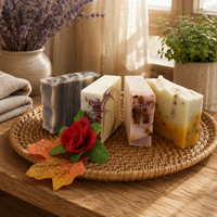 Savon artisanal en forme de fruit, très vendu, savon à froid, base d'huile parfumée