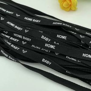 Nueva Cinta Elástica Estampada de Alta Calidad para Cuello de Prendas de Vestir, de Poliéster, para Hombre, OEM, Accesorios de Ropa con Impresión de LOGO - Product Image 4