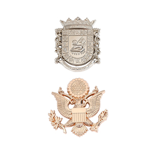 Women's High-End Souvenir Custom Logo Luxury Metal Hard Enamel Badge Fashion Garment Decorative Lapel Pins for Clothes - Product Image 2