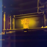 Printer 3D Desktop FDM TH-Laser GLIMMER 360 OEM Baru Mendukung ABS/PLA/PETG Industrial Dual Extruder Otomatis Filamen 1.75mm