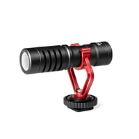 Microphone canon cardioïde BOYA BY-MM1 pour iPhone, smartphone Android, appareil photo reflex numérique Canon, Nikon, Sony, caméscope grand public, PC