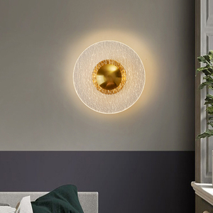 <span class=keywords><strong>Lampe</strong></span> <span class=keywords><strong>murale</strong></span> intérieure moderne minimaliste en fer avec pétales et feuilles, fil argenté, LED dimmable pour salon, couloir, chambre à coucher, décoration - Product Image 5