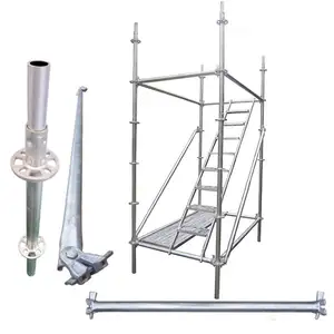 Construction Material scaffolding standard ledger hot dip galvanised ringlock scaffolding