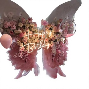 Decoración de <span class=keywords><strong>Mariposas</strong></span> con Flores Artificiales - San Valentín, Precio de Fábrica, Nuevo, Uso en Exteriores, Duradero - Product Image 1