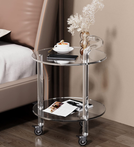<span class=keywords><strong>Mesa</strong></span> de <span class=keywords><strong>Centro</strong></span> Minimalista de Acrílico para Sala de Estar, <span class=keywords><strong>Mesa</strong></span> Auxiliar de Sofá, <span class=keywords><strong>Mesa</strong></span> <span class=keywords><strong>Transparente</strong></span> Extraíble de Estilo Moderno - Product Image 6