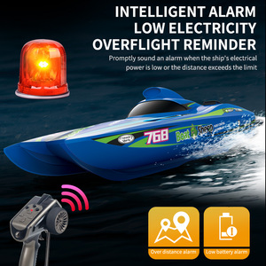 Bateau à grande vitesse de 30 km/h pour enfants, modèle de bateau, refroidissement par eau, jouet d'été, jeu d'eau, SJY-TX768 2.4G, télécommande RC Turbojet Jet - Product Image 4