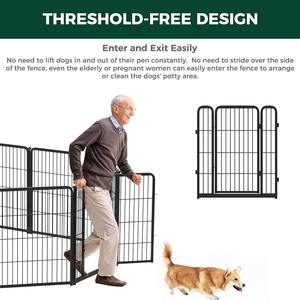 <span class=keywords><strong>Cage</strong></span> à chien en métal robuste chenil intérieur extérieur pour grandes races - Product Image 5