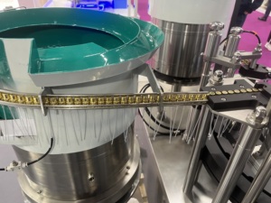 Automatic 2 Heads Peristaltic <b>Pump</b> Roll-on Bottle Filling Plugging Capping Machine for Essential Oil Perfume <b>Syrup</b> Cosmetic - Product Image 3