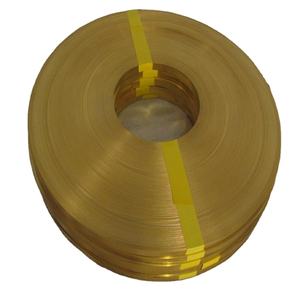 Bande de laiton C2700 H65 largement utilisée dans l'industrie du matériel Bobine de laiton de 2mm Alliage d'aluminium Zine Laiton - Product Image 1