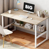 Bureau d'ordinateur simple et économique, bureau d'étude moderne pour chambre à coucher, table d'apprentissage pour étudiants, à un ou deux niveaux