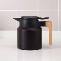 Carafe isotherme en acier inoxydable à large ouverture avec poignée, en stock