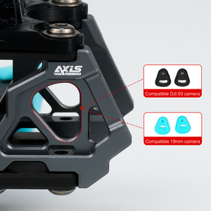 MANTA 4 Kit de châssis FPV polyvalent 4 pouces longue portée en composite de fibre de carbone 3K, structure X compressée, moulage privé, empattement 182 mm - Product Image 3