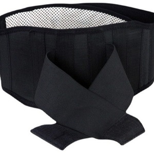 Lumbar Support <b>Belt</b> Double Sided Heating Waist Protection For Fitness <b>Exercise</b> Basketball Adult Unisex Black Polyester - Product Image 5
