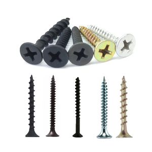 Tornillo Autoperforante para Paneles <span class=keywords><strong>de</strong></span> Yeso, Métrico, Negro, M3.5, 25 mm, Cabeza Abombada, Rosca <span class=keywords><strong>de</strong></span> <span class=keywords><strong>Arquímedes</strong></span>, Fosfatado, en Rollo - Product Image 2