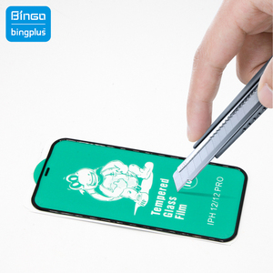 Pellicola Protettiva <span class=keywords><strong>in</strong></span> Vetro Temperato Gorilla Glass King Kong 18D con <span class=keywords><strong>Silicone</strong></span> per iPhone - Product Image 4