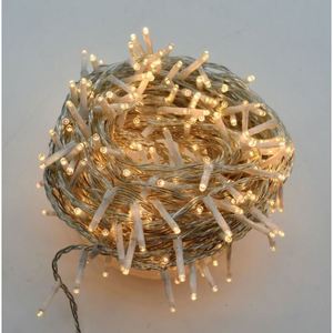 100 LUMIÈRES DE NOËL MICROLED À LUMIÈRE CHAUDE AVEC TRANSFORMATEUR 5+2MT - Product Image 1