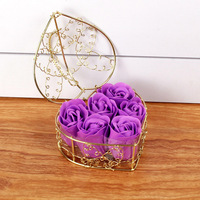 Bunga Sabun Awet 6pcs Eksklusif Hari Valentine, Hadiah Hari Valentine, Set Kotak Mawar Saint Valentin, Terlaris