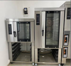 Mostrador eléctrico <span class=keywords><strong>de</strong></span> <span class=keywords><strong>gas</strong></span> comercial barato <span class=keywords><strong>de</strong></span> calidad, Horno <span class=keywords><strong>de</strong></span> convección inoxidable <span class=keywords><strong>de</strong></span> alta eficiencia para hornear 60x40 sartén 10 5 bandejas con vapor - Product Image 3