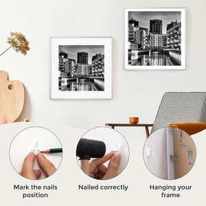 <span class=keywords><strong>Cadre</strong></span> photo en métal <span class=keywords><strong>noir</strong></span> en aluminium de qualité supérieure à faire soi-même pour affiche murale <span class=keywords><strong>Cadre</strong></span> photo - Product Image 4