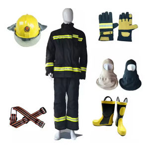 Combinaison de pompier ignifuge EN469 en gros – Veste et pantalon 4 couches, tenue de travail anti-feu pour la formation industrielle, service OEM - Product Image 6
